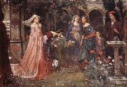 John William Waterhouse The Enchanted Garden oil painting artist